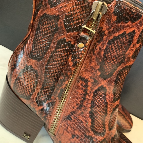 Sam Edelman Snake Print Carlysle Ankle Boot - Picture 7 of 15